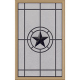 ODL Micro-Granite Elegant Star Door Glass - 24" x 38" Frame Kit