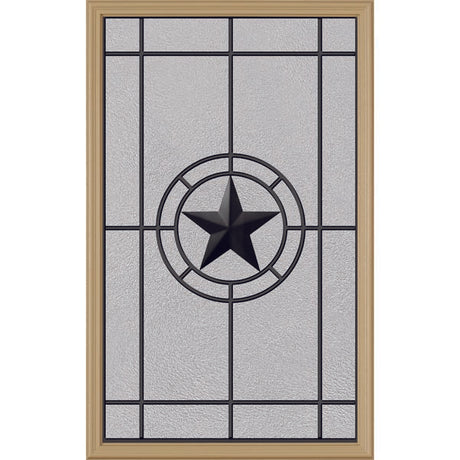 ODL Micro-Granite Elegant Star Door Glass - 24" x 38" Frame Kit