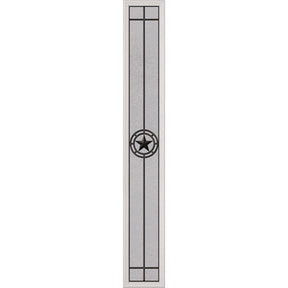 ODL Elegant Star Door Glass - 10" x 66" Frame Kit