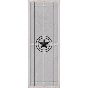 ODL Micro-Granite Elegant Star Door Glass - 24" x 66" Frame Kit