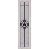 ODL Micro-Granite Elegant Star Door Glass - 10" x 38" Frame Kit