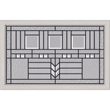 ODL Oak Park Door Glass - 27" x 17.25" Craftsman Frame Kit
