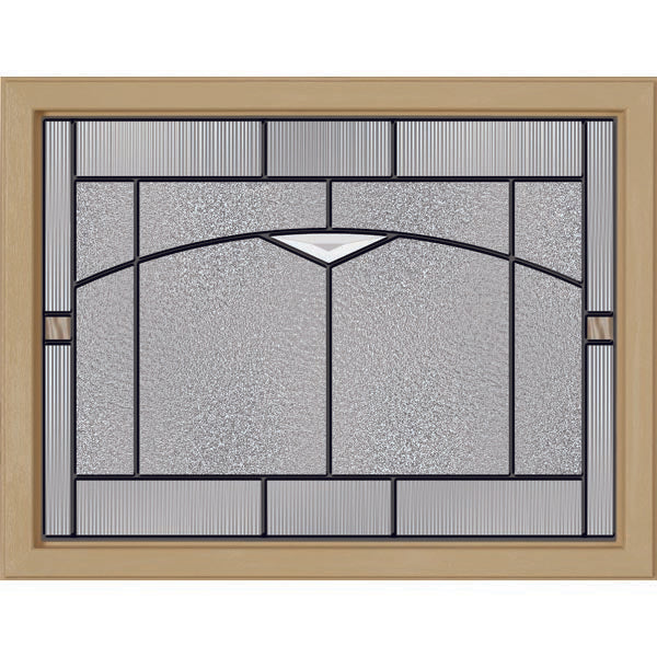 ODL Topaz Door Glass - 23.313" x 17.938" Craftsman Frame Kit