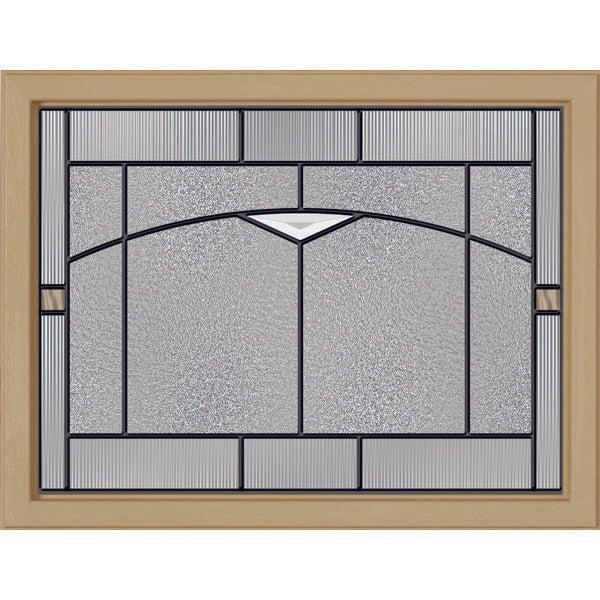 ODL Topaz Door Glass - 23.313" x 17.938" Craftsman Frame Kit