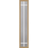 ODL Clear Door Glass - 6 Light - 5/8 Prairie Internal Grille - 10" x 50" Frame Kit