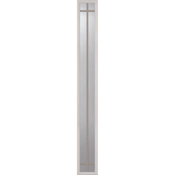 ODL Clear Low-E Door Glass - 6 Light - 5/8 Prairie Internal Grille - 10" x 82" Frame Kit