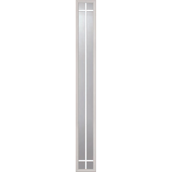 ODL Clear Low-E Door Glass - 6 Light - 5/8 Prairie Internal Grille - 10" x 82" Frame Kit