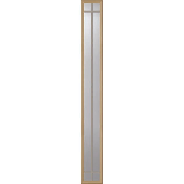 ODL Clear Low-E Door Glass - 6 Light - 5/8 Prairie Internal Grille - 10" x 82" Frame Kit