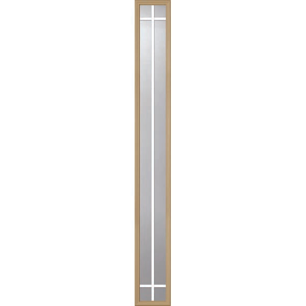 ODL Clear Door Glass - 6 Light - 5/8 Prairie Internal Grille - 10" x 82" Frame Kit