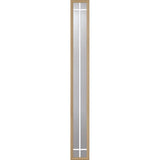 ODL Clear Low-E Door Glass - 6 Light - 5/8 Prairie Internal Grille - 10" x 82" Frame Kit