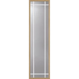 ODL Clear Door Glass - 9 Light - 5/8 Prairie Internal Grille - 24" x 82" Frame Kit