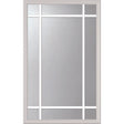 ODL Clear Door Glass - 9 Light - 5/8 Prairie Internal Grille - 24" x 38" Frame Kit