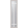 ODL Clear Door Glass - 6 Light - 5/8 Prairie Internal Grille - 10" x 38" Frame Kit