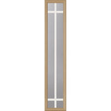 ODL Clear Low-E Door Glass - 6 Light - 5/8 Prairie Internal Grille - 10" x 50" Frame Kit