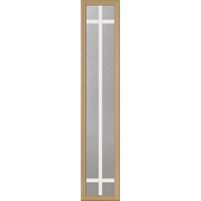 ODL Clear Low-E Door Glass - 6 Light - 5/8 Prairie Internal Grille - 10" x 50" Frame Kit