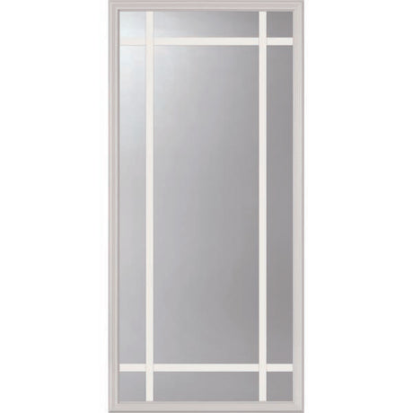 ODL Clear Low-E Door Glass - 9 Light - 5/8 Prairie Internal Grille - 24" x 50" Frame Kit