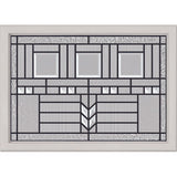 ODL Oak Park Door Glass - 24" x 17.25" Craftsman Frame Kit