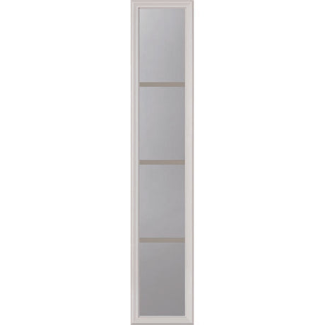 ODL Clear Low-E Door Glass - 4 Light - 5/8 Internal Grille - 10" x 50" Frame Kit