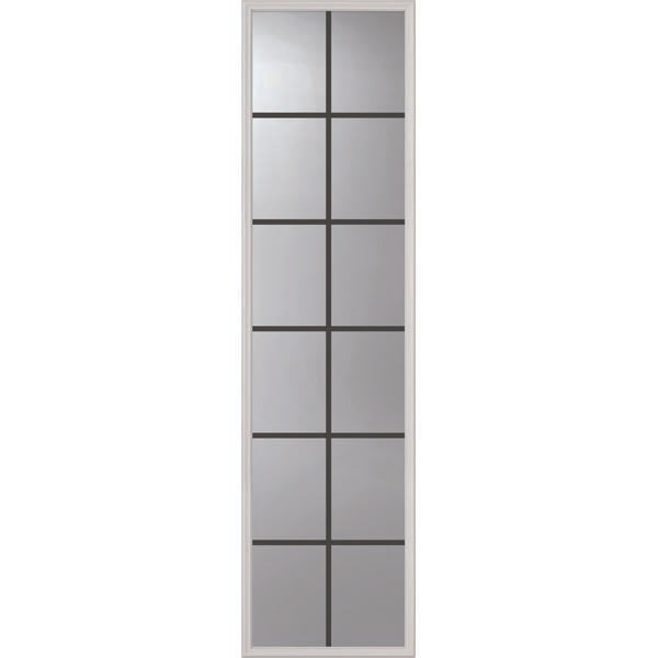ODL Clear Door Glass - 12 Light - 5/8 Internal Grille - 22" x 82" Frame Kit