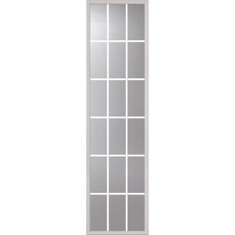 ODL Clear Door Glass - 18 Light - 5/8 Internal Grille - 22" x 82" Frame Kit