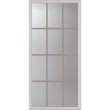 ODL Clear Low-E Door Glass - 12 Light - 5/8 Internal Grille - 24" x 50" Frame Kit