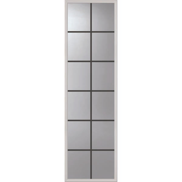 ODL Clear Door Glass - 12 Light - 5/8 Internal Grille - 24" x 82" Frame Kit
