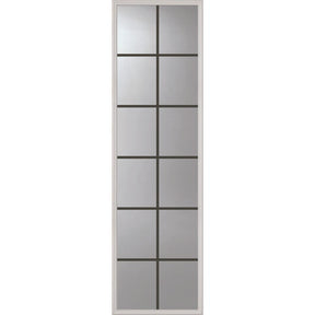 ODL Clear Low-E Door Glass - 12 Light - 5/8 Internal Grille - 24" x 82" Frame Kit