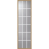 ODL Clear Door Glass - 18 Light - 5/8 Internal Grille - 24" x 82" Frame Kit