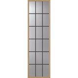 ODL Clear Low-E Door Glass - 18 Light - 5/8 Internal Grille - 24" x 82" Frame Kit