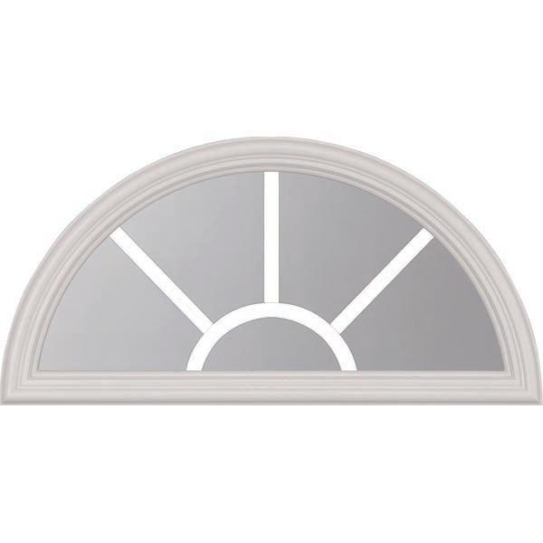 ODL Clear Door Glass - 5 Light - 5/8 Internal Grille - 23.797" x 11.813" Frame Kit