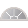 ODL Clear Low-E Door Glass - 5 Light - 5/8 Internal Grille - 23.797" x 11.813" Frame Kit