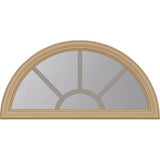 ODL Clear Door Glass - 5 Light - 5/8 Internal Grille - 23.797" x 11.813" Frame Kit