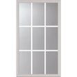 ODL Clear Door Glass - 9 Light - 5/8 Internal Grille - 22" x 38" Frame Kit