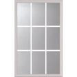 ODL Clear Door Glass - 9 Light - 5/8 Internal Grille - 24" x 38" Frame Kit