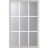 ODL Clear Door Glass - 9 Light - 5/8 Internal Grille - 24" x 38" Frame Kit