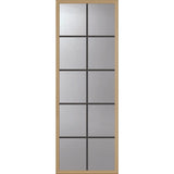 ODL Clear Door Glass - 10 Light - 5/8 Internal Grille - 24" x 66" Frame Kit