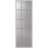 ODL Clear Door Glass - 15 Light - 5/8 Internal Grille - 24" x 66" Frame Kit
