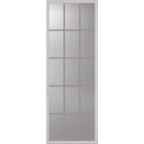 ODL Clear Low-E Door Glass - 15 Light - 5/8 Internal Grille - 24" x 66" Frame Kit