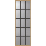 ODL Clear Low-E Door Glass - 15 Light - 5/8 Internal Grille - 24" x 66" Frame Kit