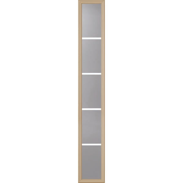ODL Clear Door Glass - 5 Light - 5/8 Internal Grille - 10" x 66" Frame Kit