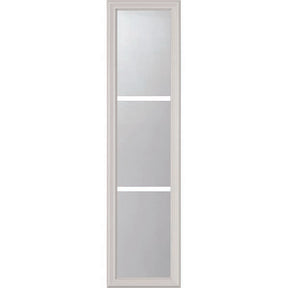 ODL Clear Low-E Door Glass - 3 Light - 5/8 Internal Grille - 10" x 38" Frame Kit