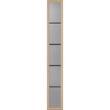ODL Clear Door Glass - 5 Light - 5/8 Internal Grille - 10" x 66" Frame Kit
