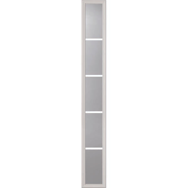 ODL Clear Low-E Door Glass - 5 Light - 5/8 Internal Grille - 9" x 66" Frame Kit