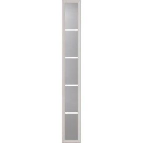 ODL Clear Low-E Door Glass - 5 Light - 5/8 Internal Grille - 9" x 66" Frame Kit