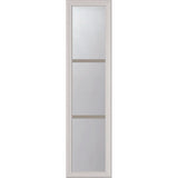 ODL Clear Low-E Door Glass - 3 Light - 5/8 Internal Grille - 10" x 38" Frame Kit