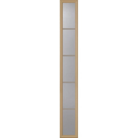 ODL Clear Door Glass - 5 Light - 5/8 Internal Grille - 9" x 66" Frame Kit