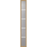ODL Clear Door Glass - 5 Light - 5/8 Internal Grille - 9" x 66" Frame Kit