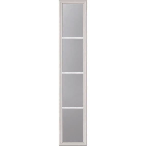 ODL Clear Low-E Door Glass - 4 Light External Grille - 10" x 50" Frame Kit