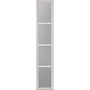 ODL Clear Low-E Door Glass - 4 Light External Grille - 10" x 50" Frame Kit