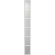 ODL Clear Low-E Door Glass - 6 Light External Grille - 10" x 82" Frame Kit